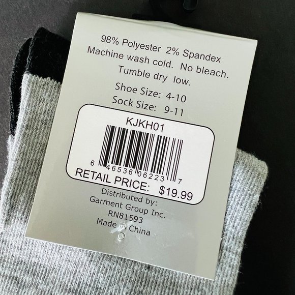 KENNETH JONES Women's Tuxedo Cat/Kitty Fun Socks OSFM - Picture 5 of 5